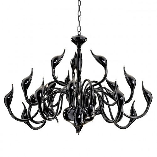 подвесная люстра lightstar cigno collo bk 751247 в Кургане