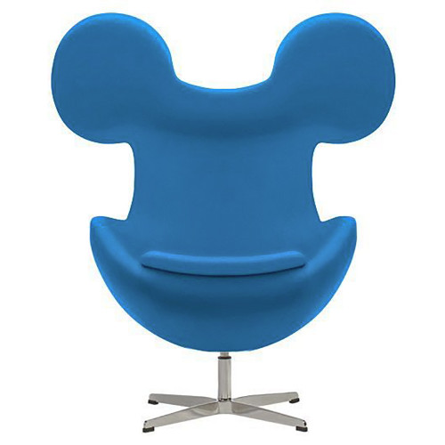 кресло egg mickey голубое в Кургане