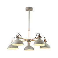 подвесная люстра odeon light lurdi 3330/5 серая в Кургане