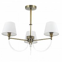 подвесная люстра lumion dakota 3702/3c белая в Кургане