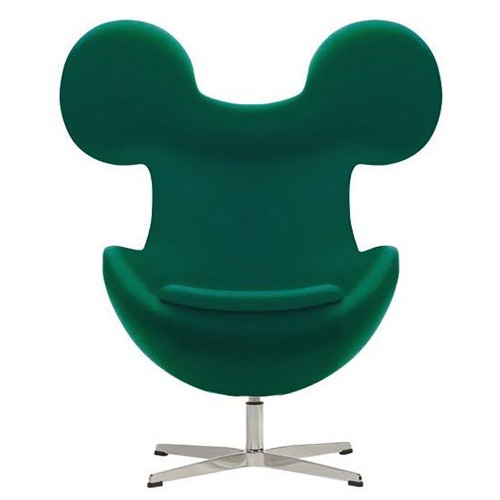 кресло egg mickey зеленое в Кургане