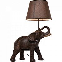 лампа настольная elephant safari коричневая в Кургане
