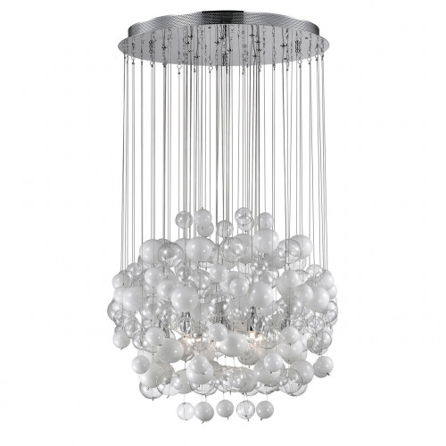 подвесная люстра ideal lux bollicine sp14 bianco в Кургане
