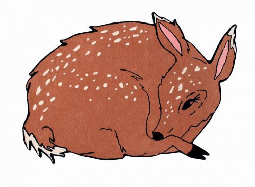 ковер шерстяной олененок the deer в Кургане