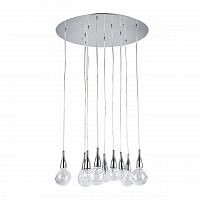 люстра дизайнерская ideal lux minimal хром в Кургане