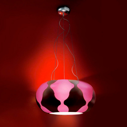 подвесной светильник flan fucsia/marrone от leucos в Кургане