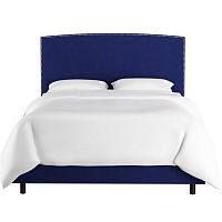 кровать двуспальная 180х200 синяя everly blue в Кургане