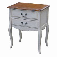 прикроватная тумба mobilier de maison белая, коричневая в Кургане