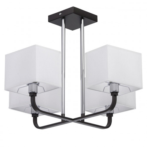 потолочная люстра mw-light прато 5 101011904 белая в Кургане