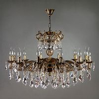 подвесная люстра ambiente leon 2128/12 pb new leaf бронза в Кургане