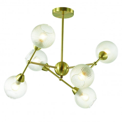 потолочная люстра lumion everly 3752/6c золото в Кургане