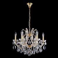подвесная люстра crystal lux hollywood sp6 gold в Кургане