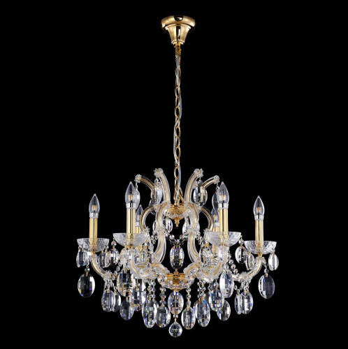 подвесная люстра crystal lux hollywood sp6 gold в Кургане
