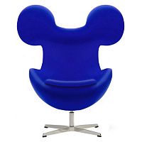 кресло egg mickey синее в Кургане