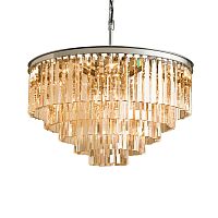 подвесной светильник odeon 10a chrome/amber от delight collection хром/янтарная в Кургане