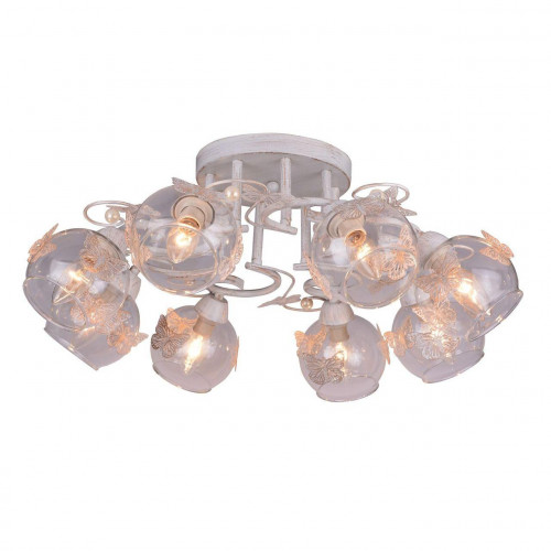 потолочная люстра arte lamp alessandra a5004pl-8wg в Кургане