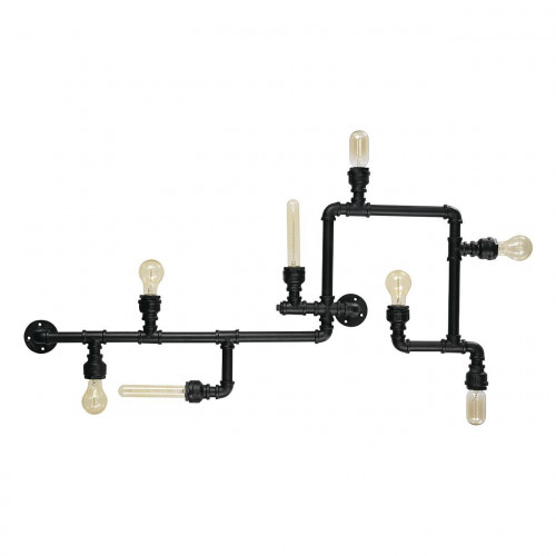 потолочная люстра ideal lux plumber pl8 nero в Кургане