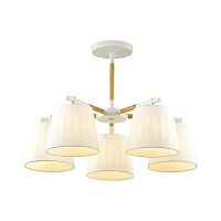 потолочная люстра odeon light nicola 4111/5 белый в Кургане