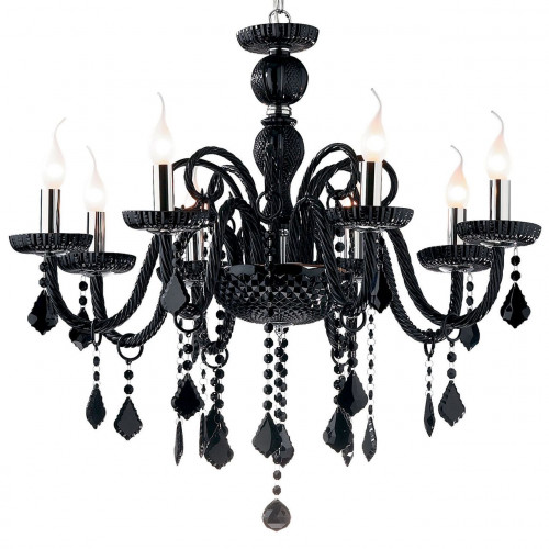 подвесная люстра ideal lux giudecca sp8 nero в Кургане