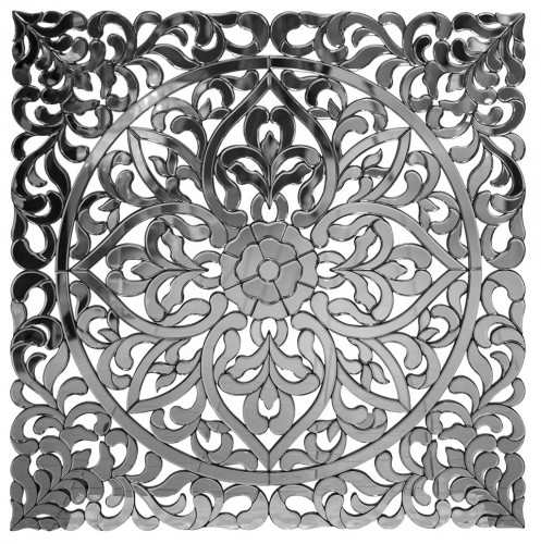 зеркальное панное настенное квадратное 120х120 см резное в Кургане