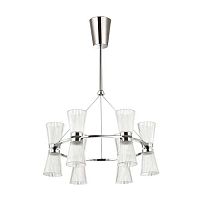 подвесная светодиодная люстра odeon light grana 4013/61l хром в Кургане