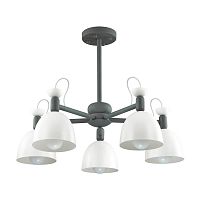 потолочная люстра lumion fiona 3687/5c белая в Кургане