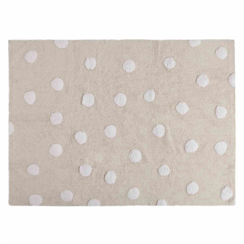ковер polka dots бежевый-белый в Кургане