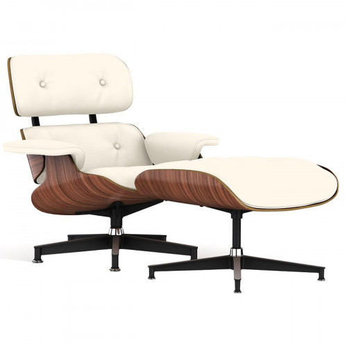 кресло lounge chair & ottoman кремовое в Кургане