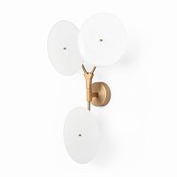настенный светильник branching discs белый в Кургане