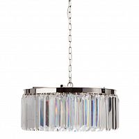 люстра rhys clear glass хром, прозрачная, чёрная в Кургане