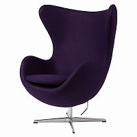 кресло egg chair темно-фиолетовое в Кургане