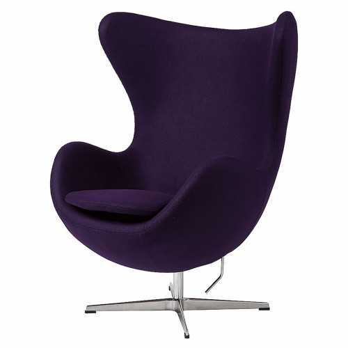 кресло egg chair темно-фиолетовое в Кургане