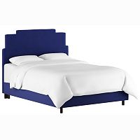 кровать двуспальная 160x200 синяя paxton bed light blue в Кургане