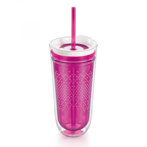 стакан с двойными стенками travel фиолетовый в Кургане